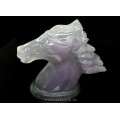 sculptura Feng Shui ametist natural " CAL ". 13.5 cm / 14.5 cm. China. secolul XX